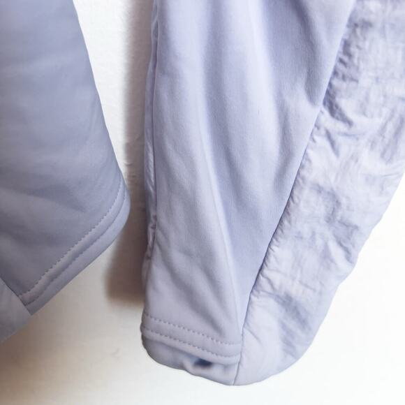 Lululemon Jacket Sz 8 Full Zip Puffer Detachable Hood Zip Pastel Blue W4BT6S - Picture 8 of 10